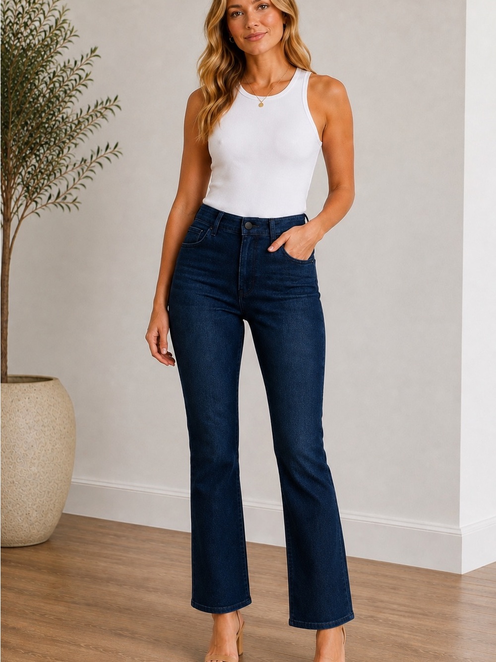 MOTHER The Tripper Ankle Mint Condition High Rise Flare Jeans 30